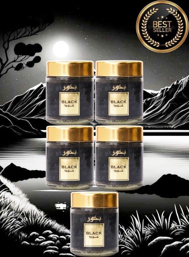 Banafa 5 Pieces Bakhoor Black Oud - Image 1