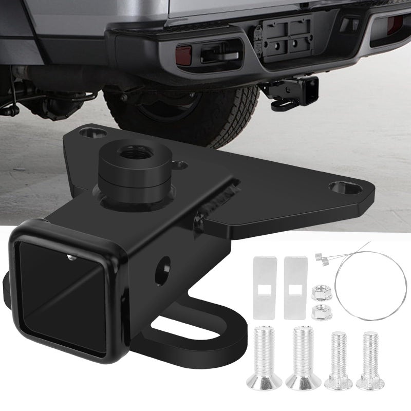 ADTOPI Class 3 Trailer Hitch 2Inch Receiver Carbon Steel Towing Hitch Receiver with AntiRust Gloss Powder Coating Trailer Hitch Kit Compatible with Jeep Gladiator JT 20202024