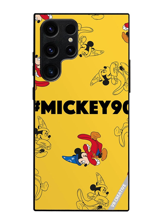 Protective Case Cover For Samsung Galaxy S25 Ultra Mickey 90 Design Multicolour