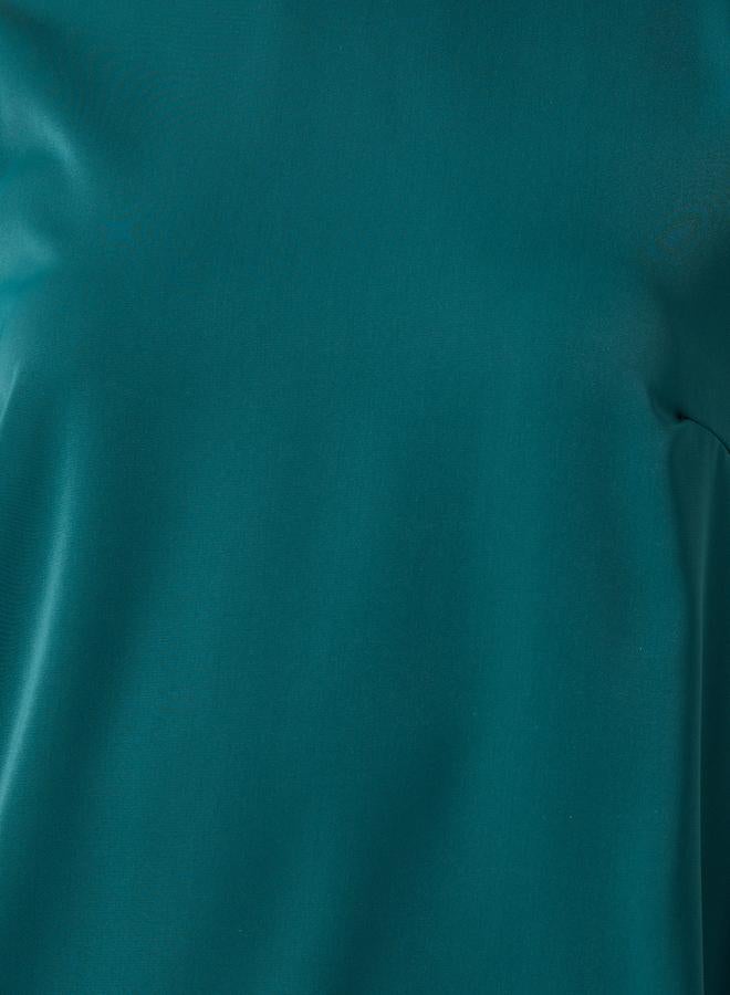 Styli Styli Plain Volume Sleeves Top and Pleated Skirt Co-Ords  - Image 3