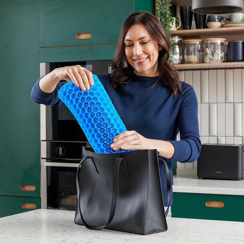 JML Soft Sitter Blue Honeycomb Gel Cushion - Image 2