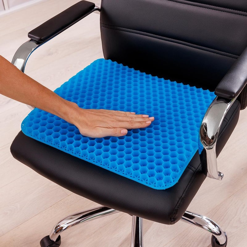 JML Soft Sitter Blue Honeycomb Gel Cushion - Image 3