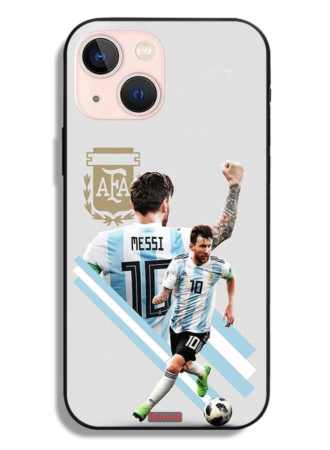 Tolwak Apple iPhone 13 mini Protective Case Leo Messi Art - Image 2