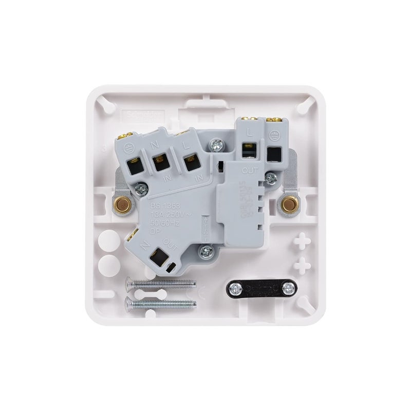 Schneider Electric Lisse 13A Flex Outlet Fuse Connection Unit - Image 3