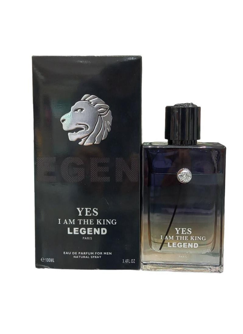 Geparlys - Yes I am The King Legend Perfume For Men 100ml Eau de Parfum - Image 1