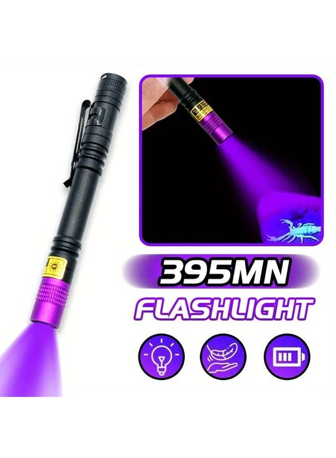 Portable LED UV Flashlight 395nm Blacklight For Urine Detection And Resin Curing - Image 2