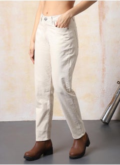 HIGH STAR Women Mom Slim Fit High-Rise Jeans  - Image 3