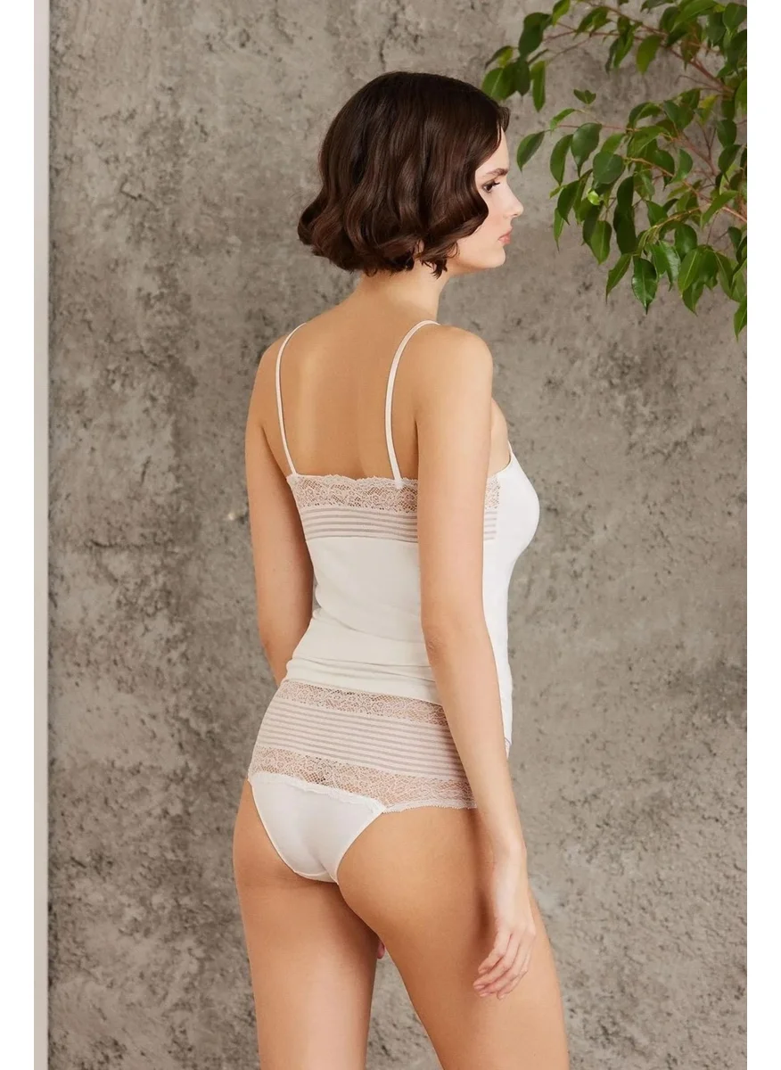 بيير كاردان 385 Women's Panties Set Ecru