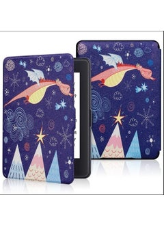 Cosmostech Amazon Kindle Paperwhite 4 E-Book Reader Case with Dragon 