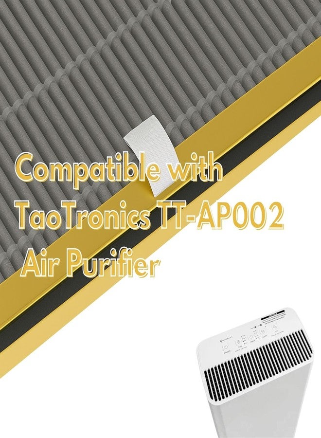 Nispira True HEPA Replacement Filter for Air Purifier, Compatible with TaoTronics TT-AP002, 1 Pack - Image 4