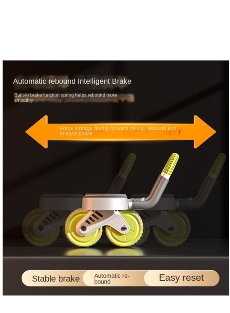 Y&D Automatic Rebound Abdominal Roller Tool with Elbow Support and Digital Meter Core Strength Training - Image 4