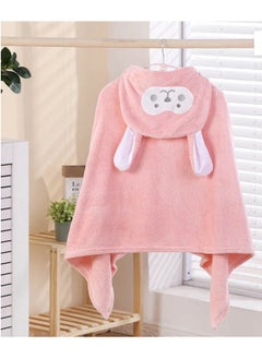 KITCHENOO Baby Bath Towel with Hood, 140x80cm Super Absorbent Soft Towel, Cute Hooded Baby Towel  - Image 5