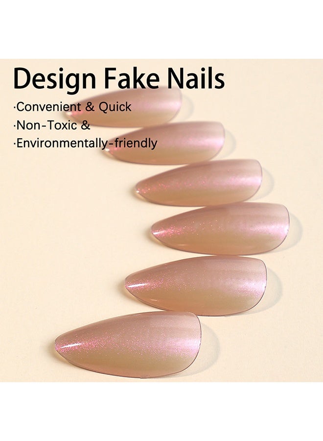 أظافر جميلة، أظافر فرنسية قابلة للضغط - حزمة أظافر فرنسية مصنوعة من جيل ناعم قصير، أظافر قابلة للضغط بجودة صالون، أظافر لاصقة بدون حرج لفن أظافر النساء - Image 3