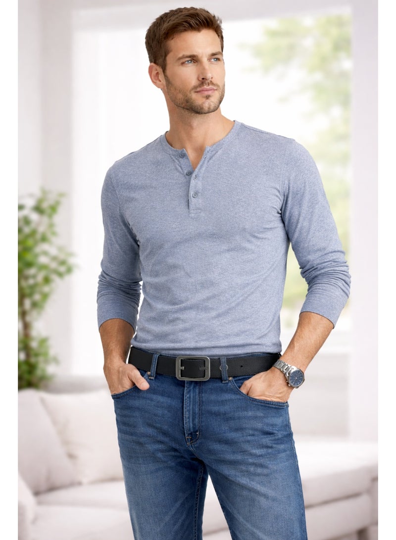 Men's high-quality canvas belt with a durable metal buckle – a practical casual belt for everyday use and work - Image 3