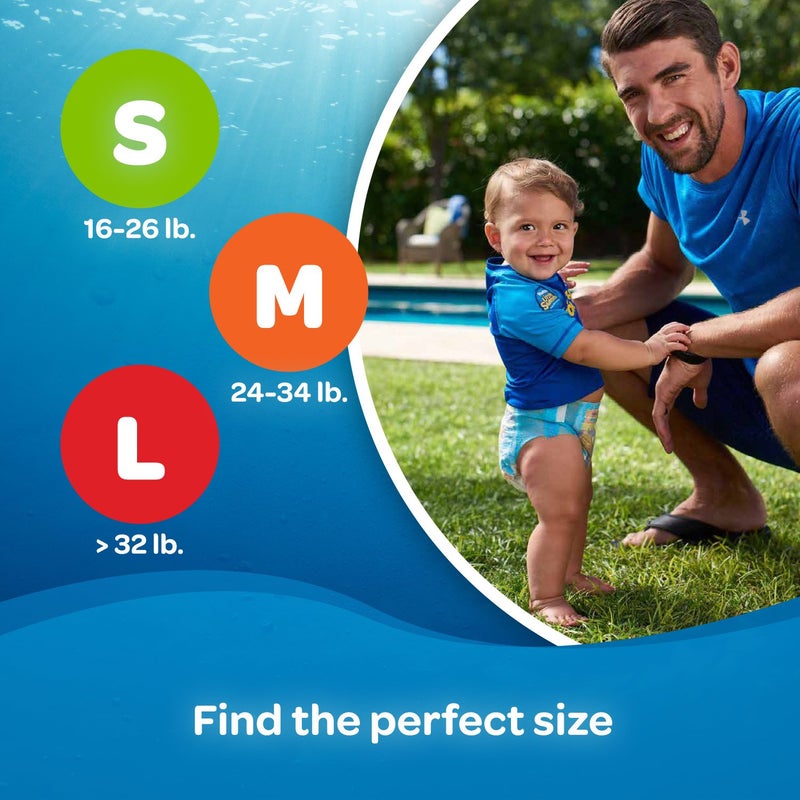 Huggies Little Swimmers Diapers, Small, 12 Count - Image 2