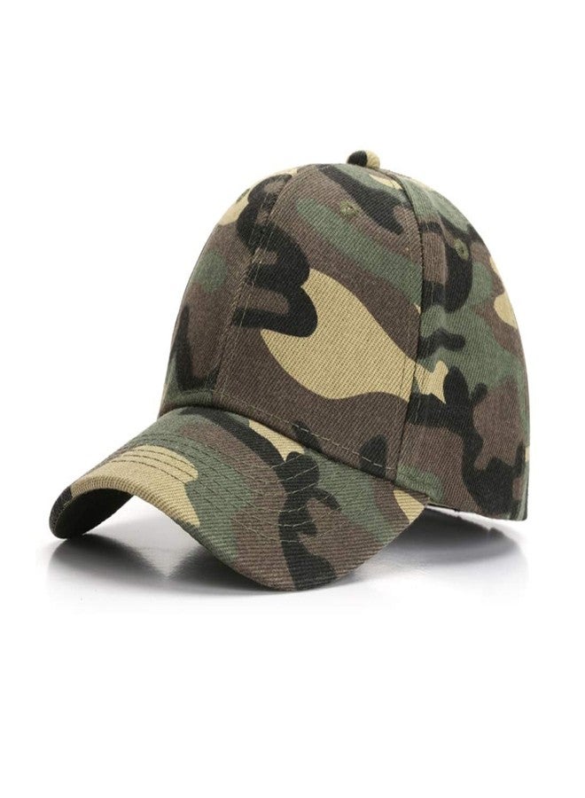 Durio Toddler Baseball Hat Super Soft Kids Baseball Hats Camo Kids Hat Toddler Hats for Boys A Army Green Camouflage One Size - Image 1