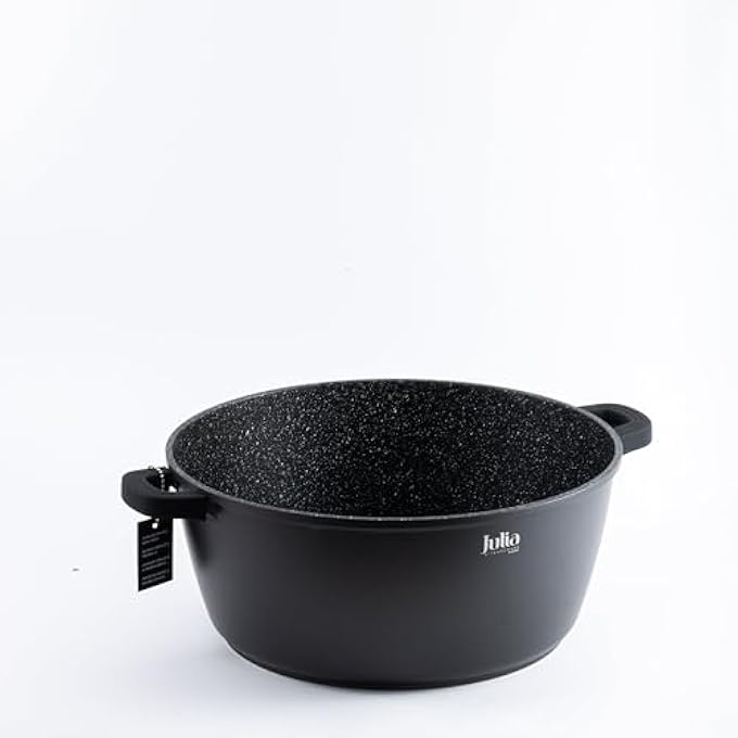 Julia ElitePro Plus Casserole With Lid 36 Cm Diameter Black - Image 4