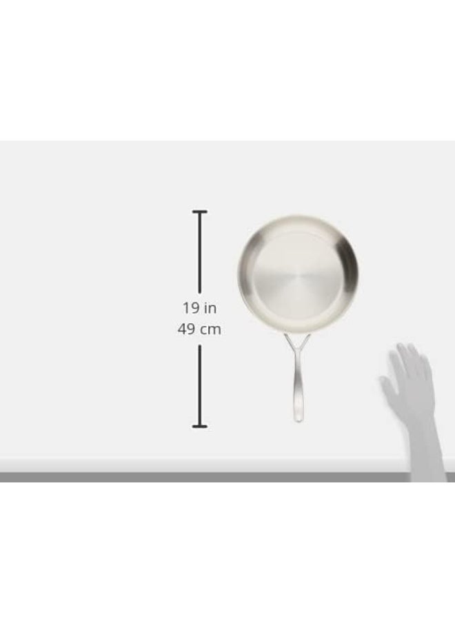 Zwilling - Zwilling Vitality 26cm Fry pan. 18/10 stainless steel. For all stove tops. 3-ply sandwich base. Aluminium core. Ergonomic stay cool handles. - Image 1