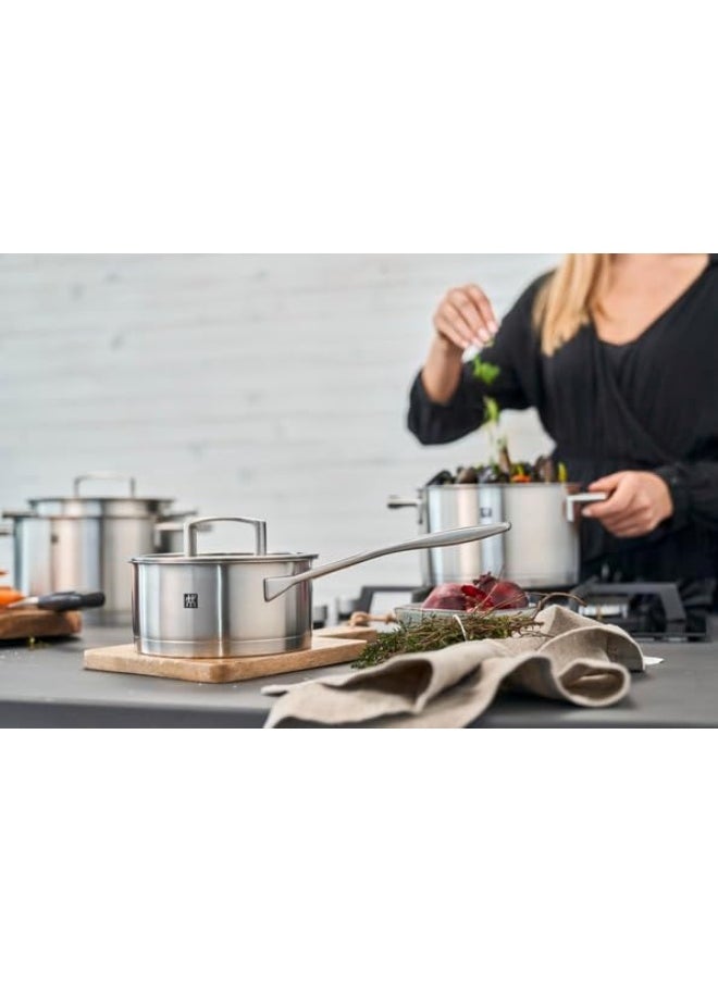 Zwilling - Zwilling Vitality 26cm Fry pan. 18/10 stainless steel. For all stove tops. 3-ply sandwich base. Aluminium core. Ergonomic stay cool handles. - Image 1