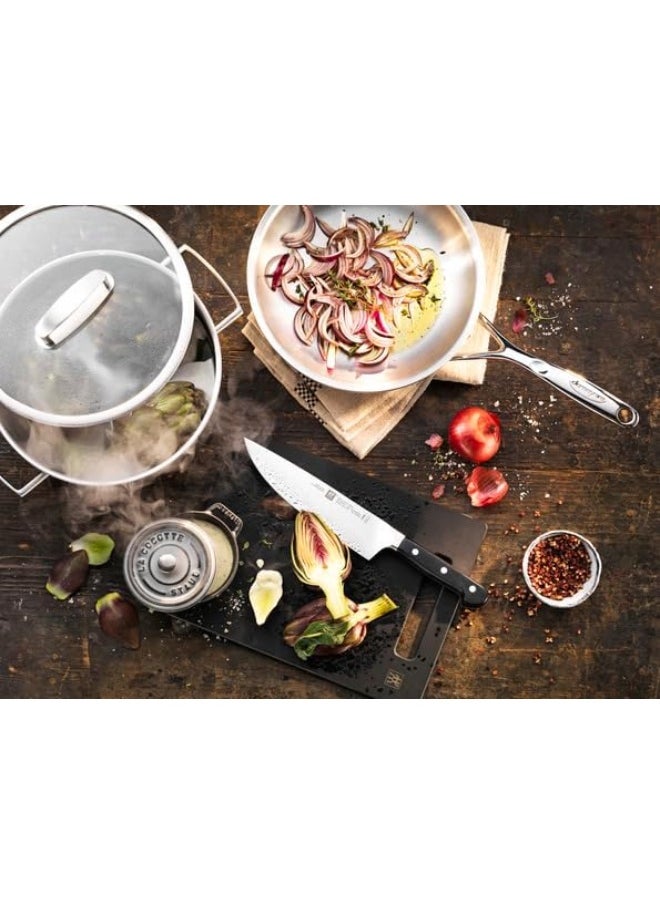 Zwilling - Zwilling Vitality 26cm Fry pan. 18/10 stainless steel. For all stove tops. 3-ply sandwich base. Aluminium core. Ergonomic stay cool handles. - Image 1