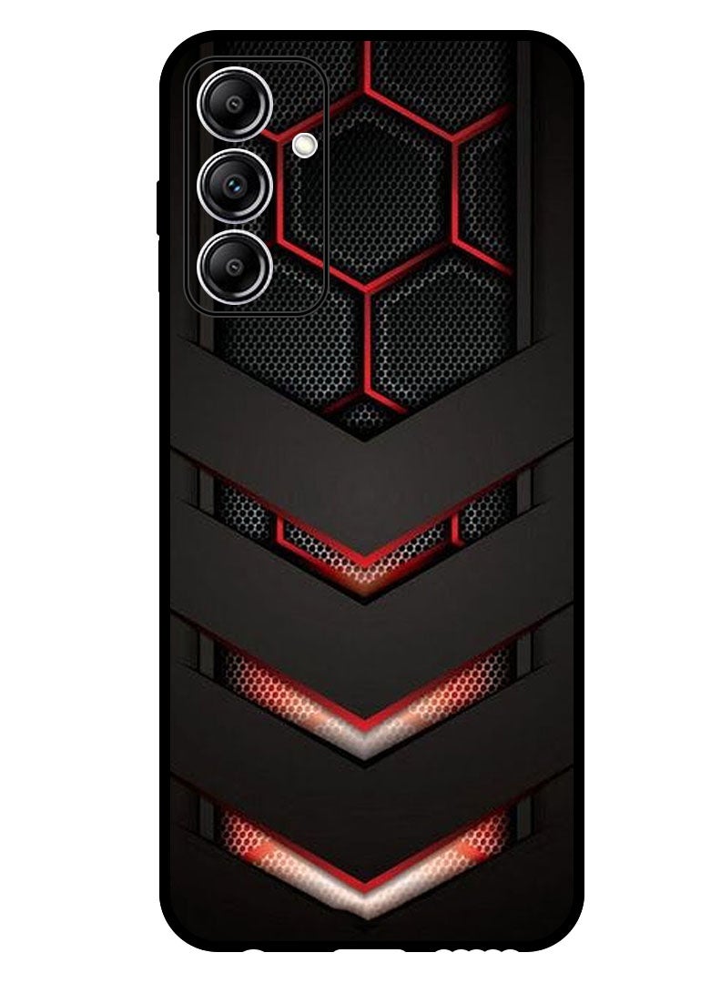 Theodor Protective Case Anti Scratch Shock Proof Bumper Cover For Samsung Galaxy A15 red & black - Image 1