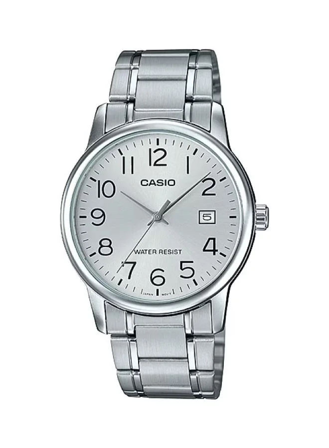Casio Men's Stainless Steel Analog Watch MTP-V002D-7BUDF - 37 mm