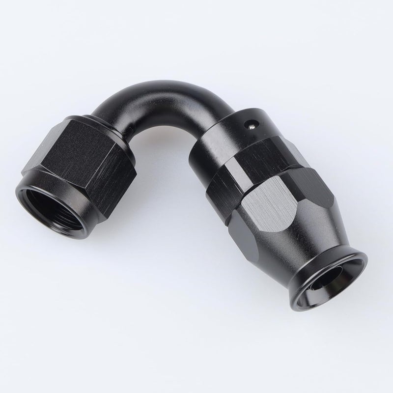 AC PERFORMANCE موصل خرطوم PTFE بزاوية 120 درجة -6 AN من الألمنيوم المصنوع بتقنية البيلت من AC PERFORMANCE - Image 2