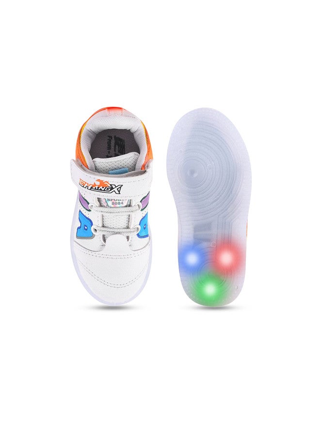KATS Unisex Kids LED Sneakers with Velcro Closure - Image 5