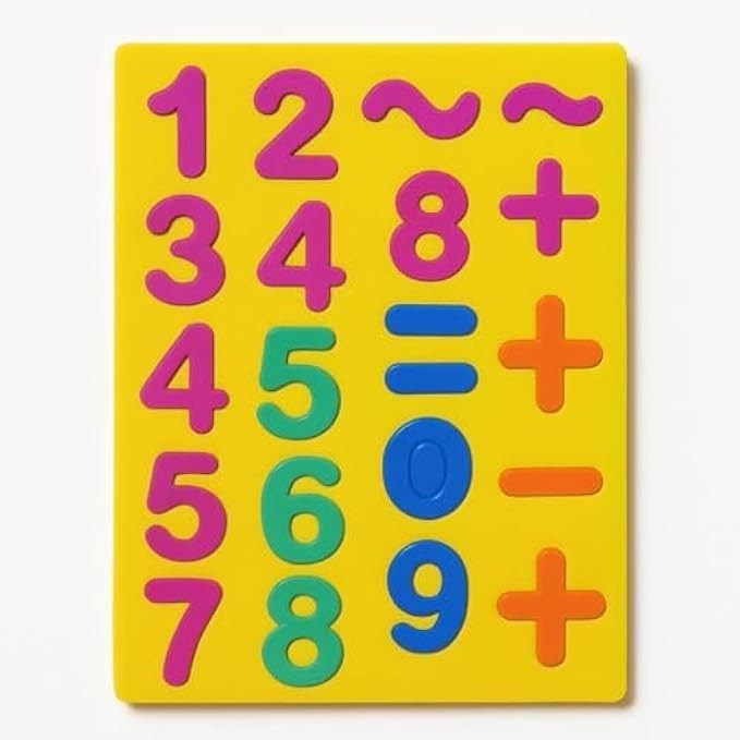 Fitto Craft Foam Number Sheets - Foam Number Shapes for Kids Crafts DIY School Counting Scrapbooking Preschool Learning - Image 1