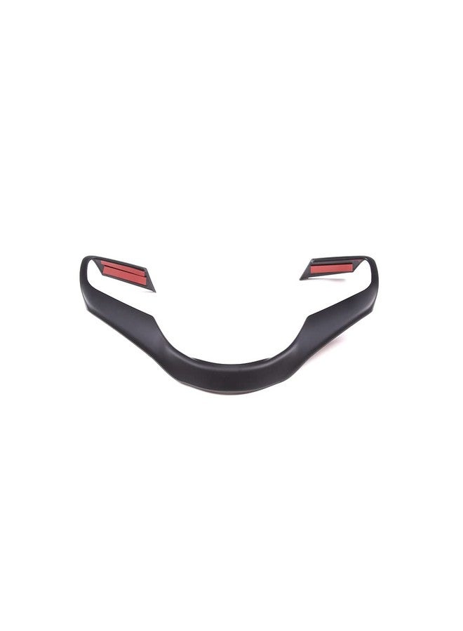 Daeiclru Car Steering Wheel Cover Trim Compatible with Jaguar F-Pace F-Type XF XF XFL 2016-2019, Steering Wheel Decoration Frame Accessories (Matt Black) - Image 5