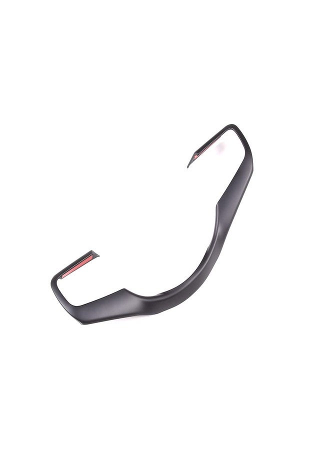 Daeiclru Car Steering Wheel Cover Trim Compatible with Jaguar F-Pace F-Type XF XF XFL 2016-2019, Steering Wheel Decoration Frame Accessories (Matt Black) - Image 4