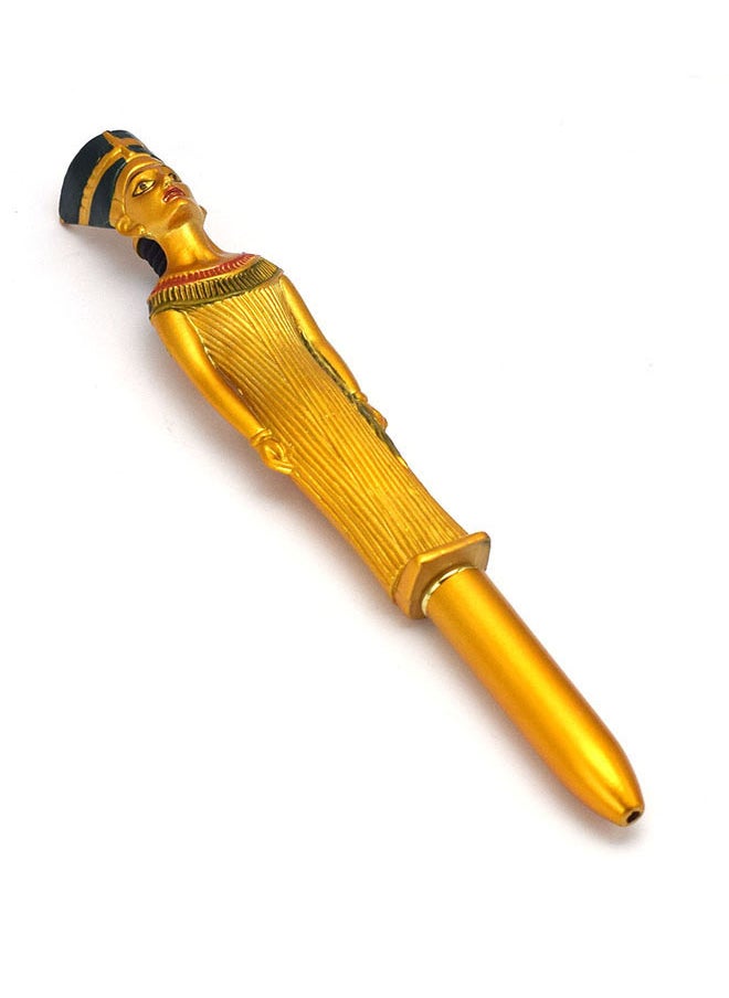 immatgar immatgar pharaonic Decorative Egyptian Pen ancient Egyptian souvenirs gifts from Egypt Collectible Pharaohs (Golden - Nefertiti - one size)  - Image 1