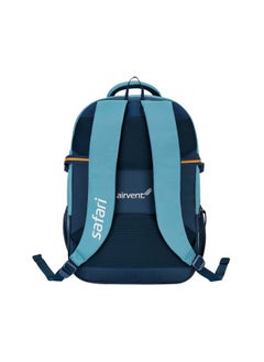 Safari Safari Expand 12 Casual Laptop Compatible Backpack, 3 Compartments With Side And Front Pocket, Padded Back & Shoulders, Expandable, 43L, Marine, Multicolor  - Image 4