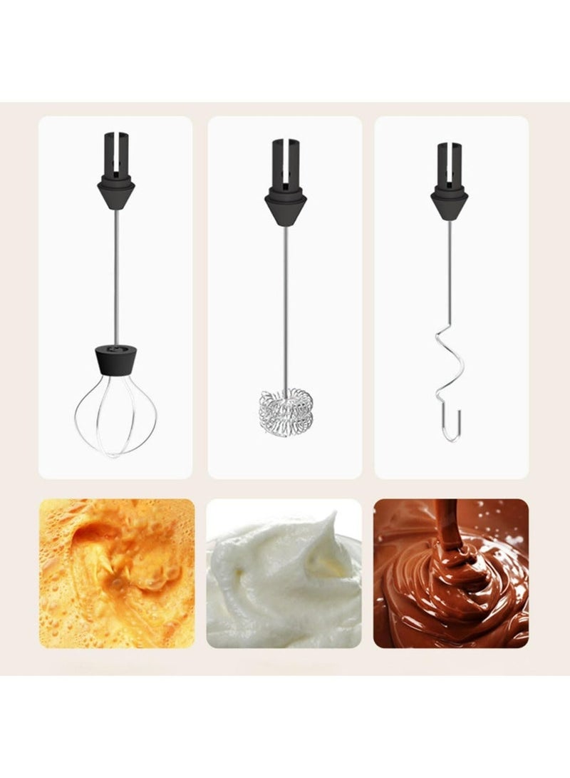 Oral Electric milk frother, market-leading stirring rod solution, three-speed design makes stirring more diverse , 304 stainless steel stirring head, safe and reliable - Image 4