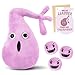 WinnerWhy Gallbladder Plush Set Gall Surgery Recovery Gifts Include Gall Plush with Gallstones Stuffed and Gallbladder Get Well Card Operation Removal Recovery Gift for Gallstones PatientPink - Image 2
