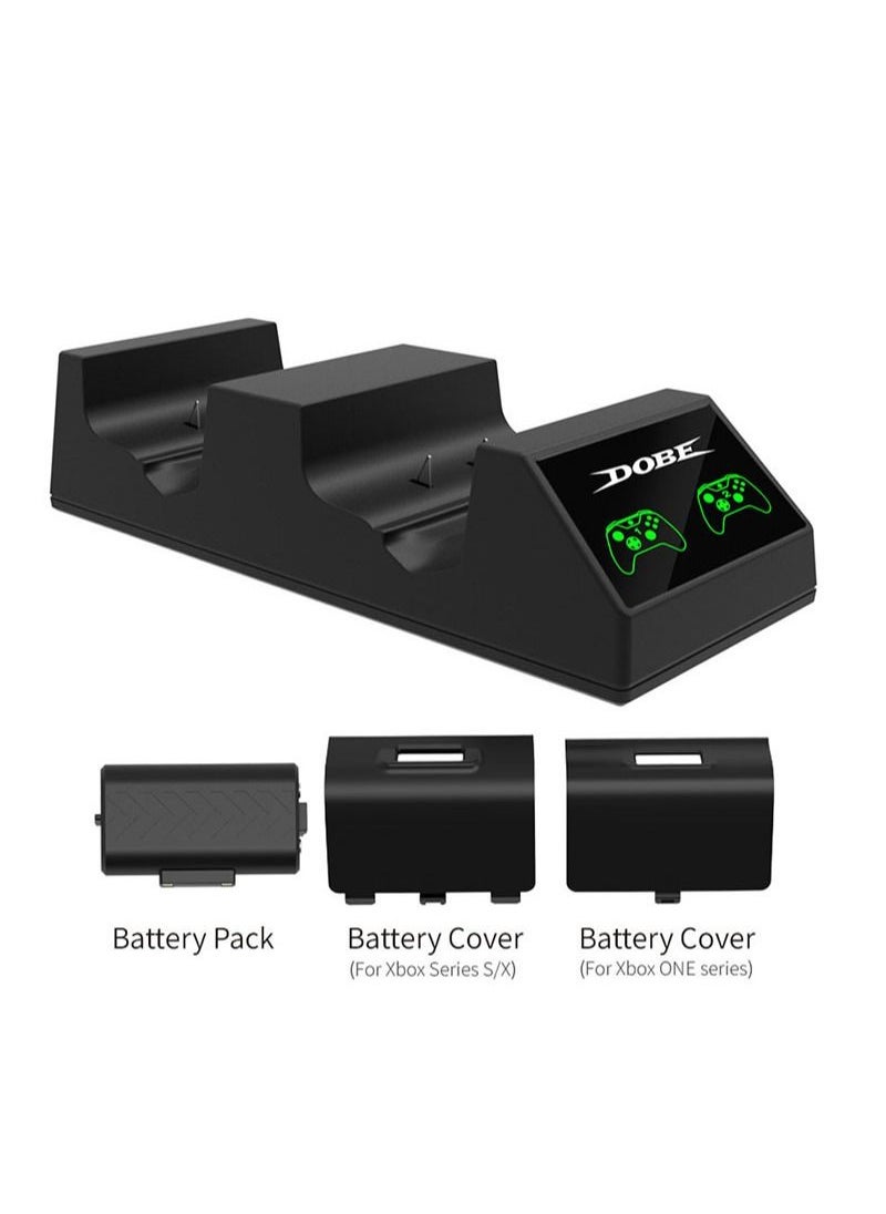 Xbox One S/X and Xbox Series X Controller/Elite Controller Charging Dock with A Set of Battery Packs