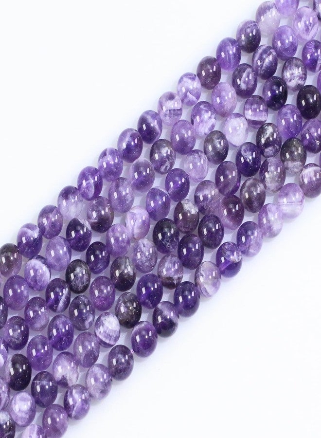 Clearain Natural Gemstone Round Loose Beads for Jewelry Making DIY Crystal Energy Healing 1 Strand 15" (Amethyst, 6mm (15"/Strand)) - Image 1