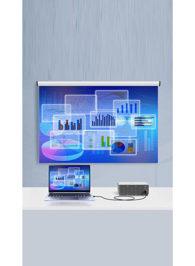 فوجيشكا كيبل HDMI إلى VGA بطول 5 متر – محول عرض من HDMI إلى VGA للشاشات والبروجكتر - Image 4