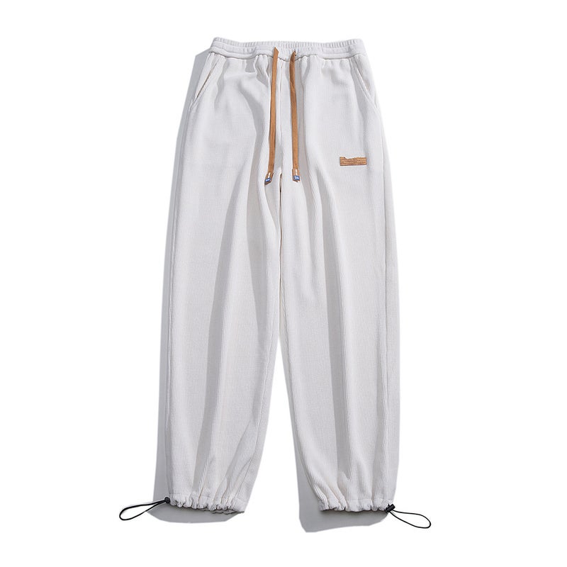 American Style Straight Pants Autumn Hong Kong Style Ins All-Match Boys Casual Pants Couple High Street Trendy Brand Wide-Leg Sports Pants - Image 1