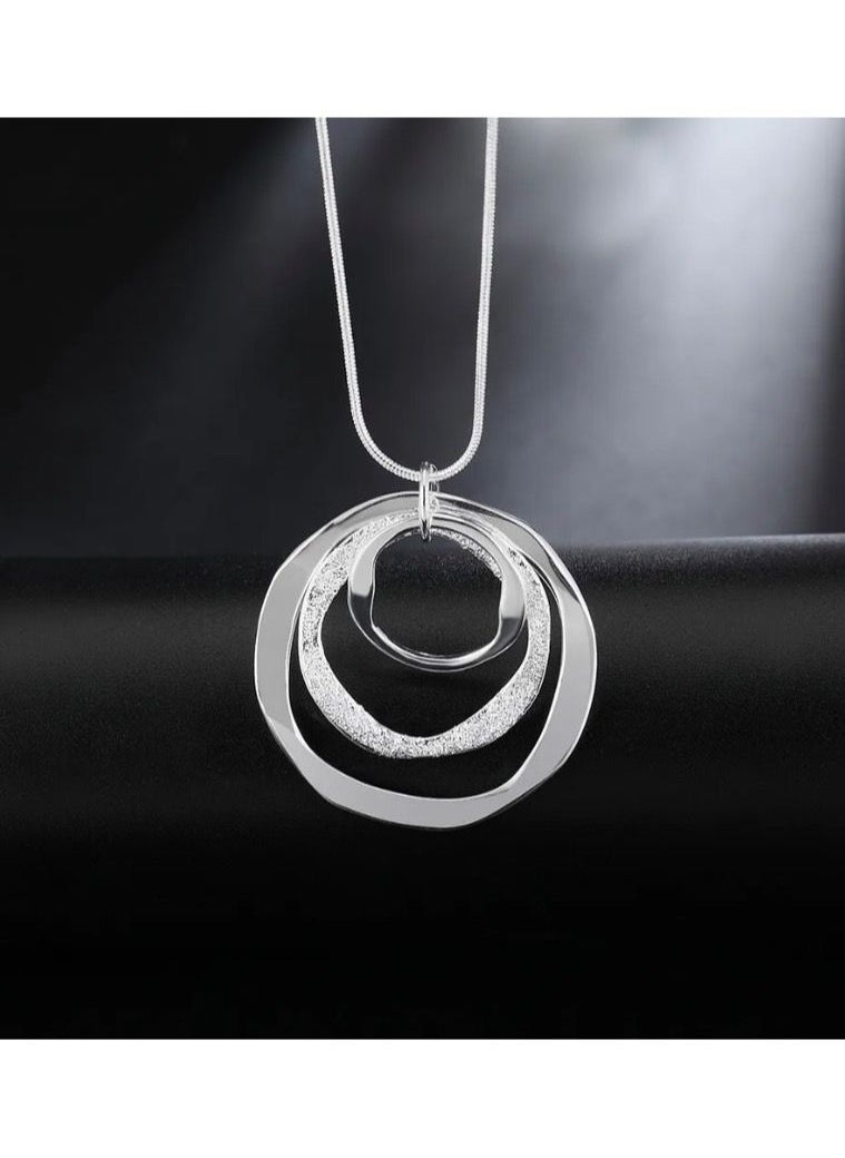 NOON'S UP - 925 Solid Silver Necklace - Image 1