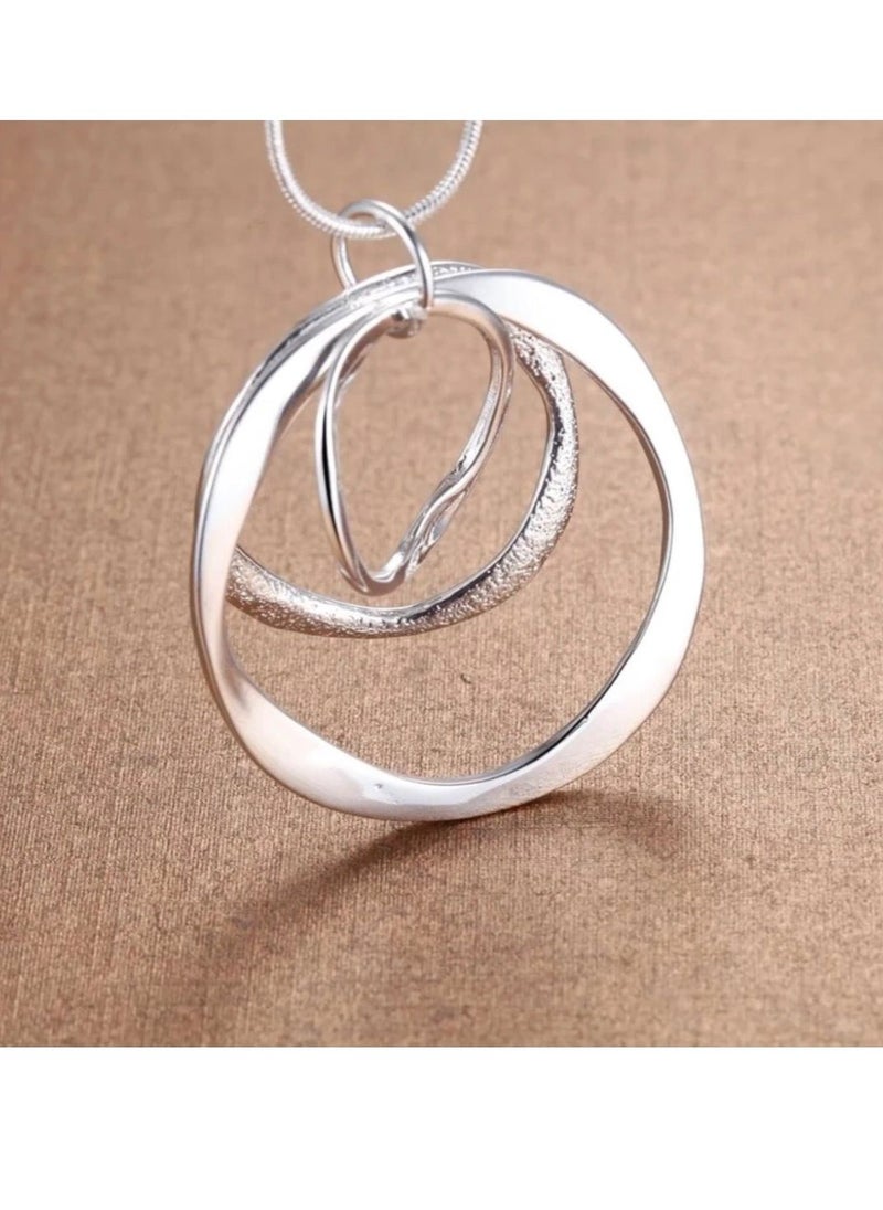 NOON'S UP - 925 Solid Silver Necklace - Image 1