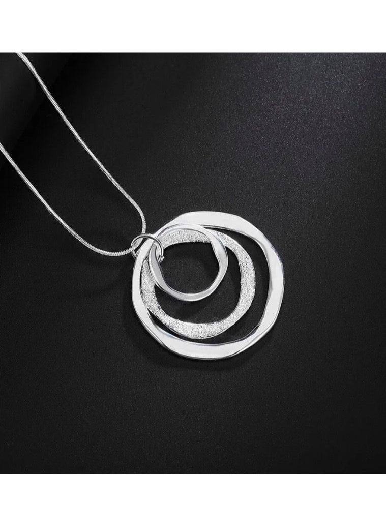 NOON'S UP - 925 Solid Silver Necklace - Image 1
