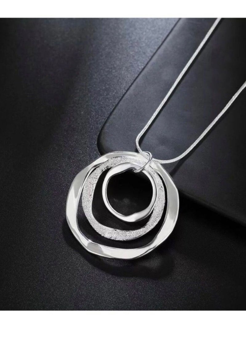 NOON'S UP - 925 Solid Silver Necklace - Image 1