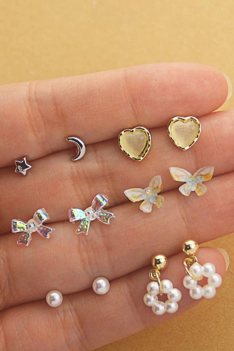 Goolsky S925 Silver Needle Stud Earring Set for Women – Dainty Zircon & Pearl Design, Hypoallergenic Luxury Jewelry Pack - Image 1