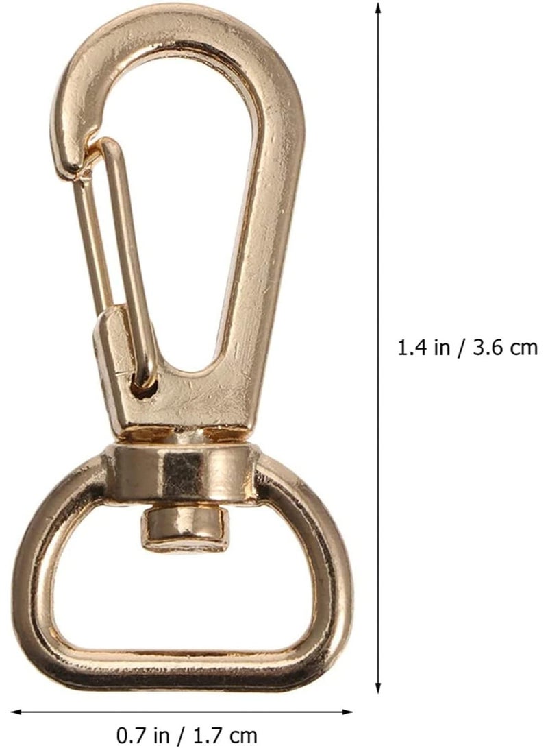 20 Pcs Zinc Alloy Swivel Snap Hooks, Lobster Claw Clasp, 360°Swivel Trigger Snap Hooks, for Keychain Clip Lanyard, Jewelry Making, Crafts - Image 2