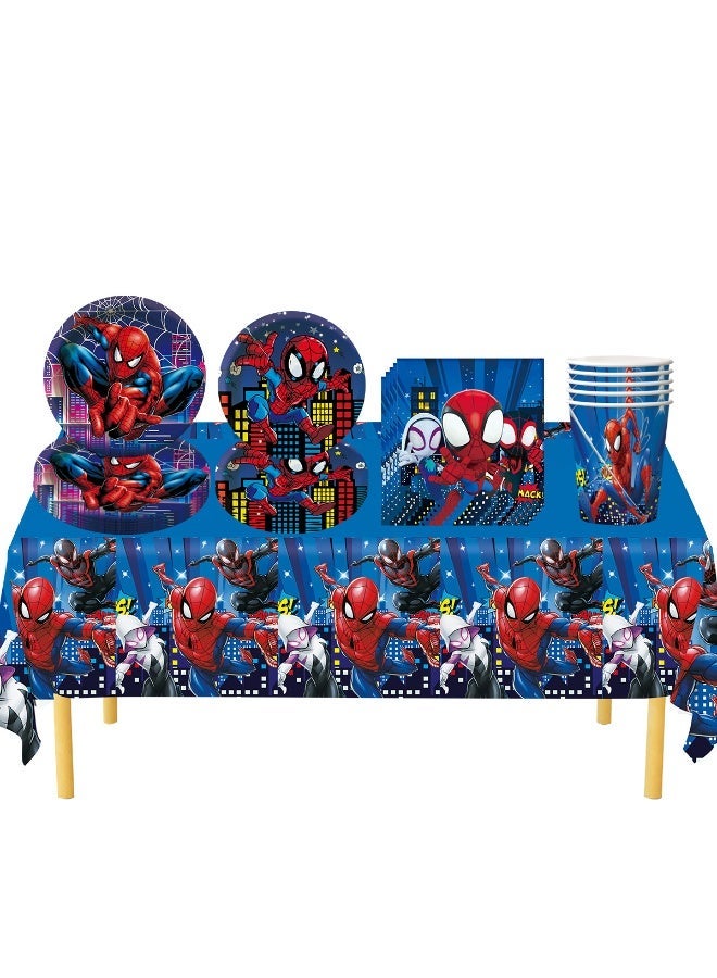 Neox Spiderman Theme Birthday Decorations for Children's Birthday Supplies - Image 2