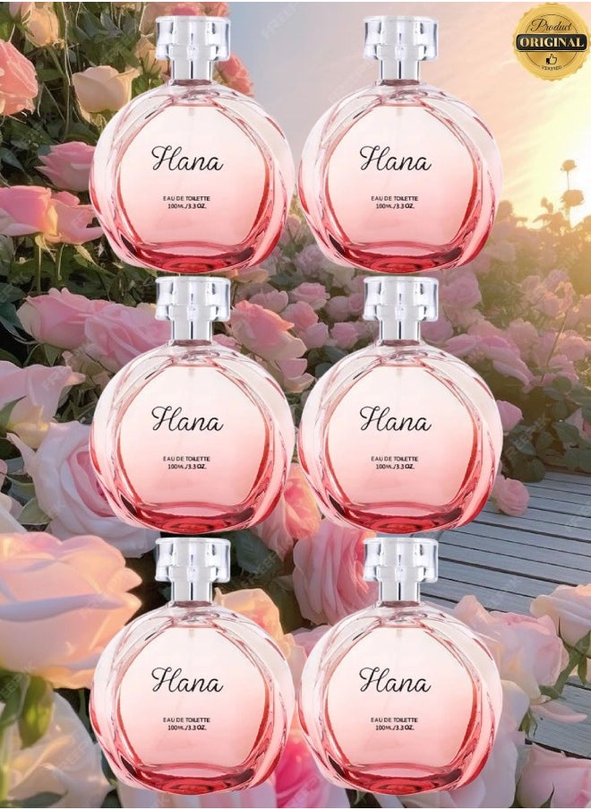 hana 6 Pieces Hana Perfume 100ML  - Image 1