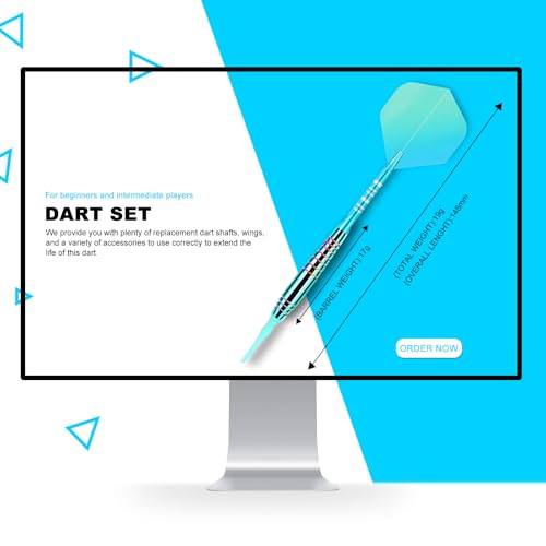 Lavishio Soft Tip Darts Sets - Soft Tip Darts for Electronic Dartboard Plastic Tip Darts Set with Aluminum Shafts + Extra 3 Dart Flights 3 Replace Plastic Shafts (Bright Blue) - Image 3