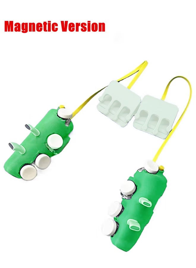 DIY magnetic game controller, gamepad for iPad tablet, 6 ons, continuous pulse firing, PUBG trigger for 7.9 inches to 13.4 inches-Green - Image 4