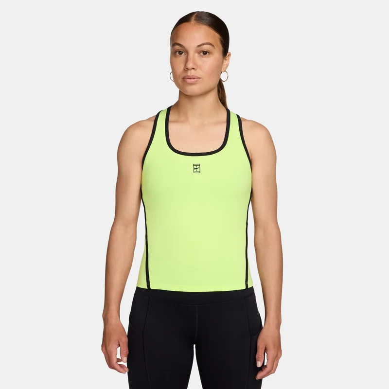 Nike Yellow Women's NikeCourt Advantage Dri-FIT Tennis Tank Top for Women | Best Price UAE